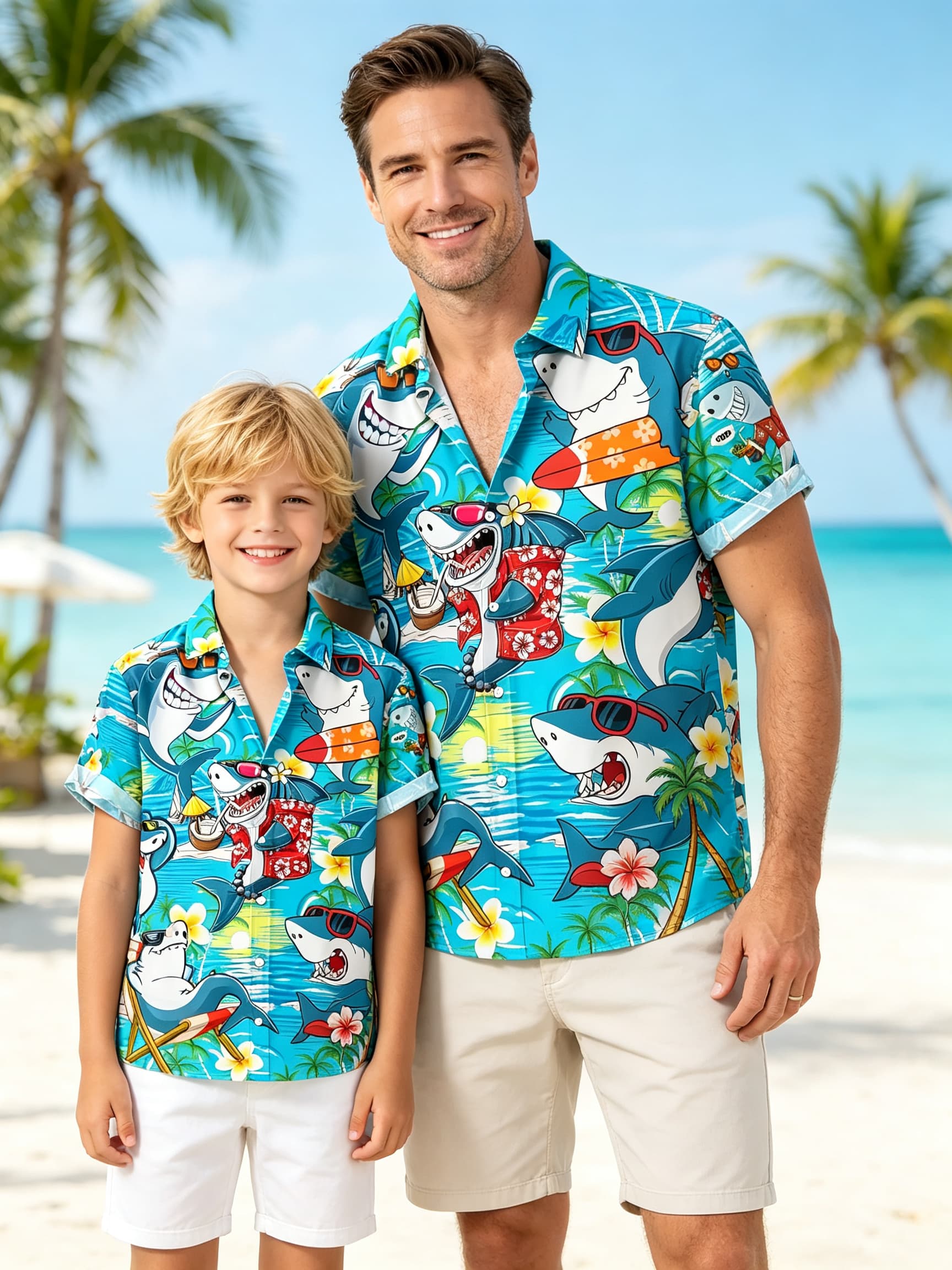 Vintage Hawaiian Floral Shirt - Erkekler, Kadınlar, Çocuklar için Vintage Hawaii