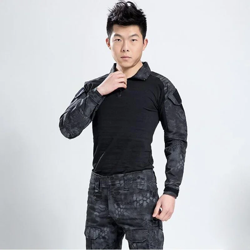 S-4XL Outdoor G2 Kamuflaj Dese - Tactical Military Shirt Cargo incelemesi ve fiyatı