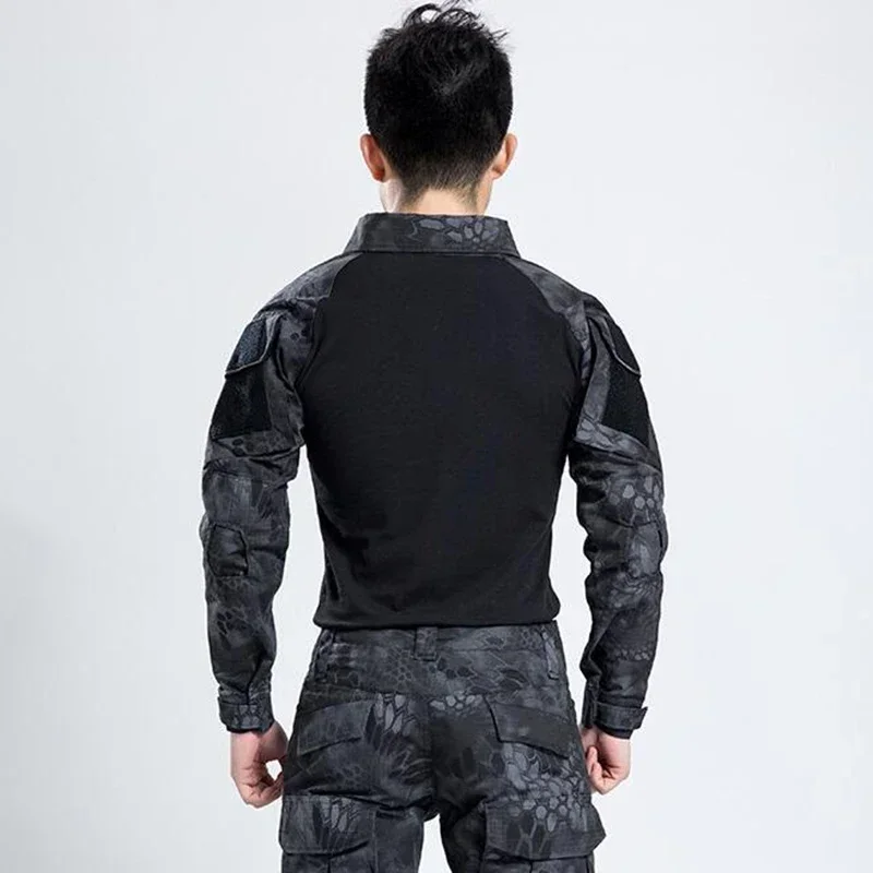 S-4XL Outdoor G2 Kamuflaj Dese - Tactical Military Shirt Cargo incelemesi ve fiyatı
