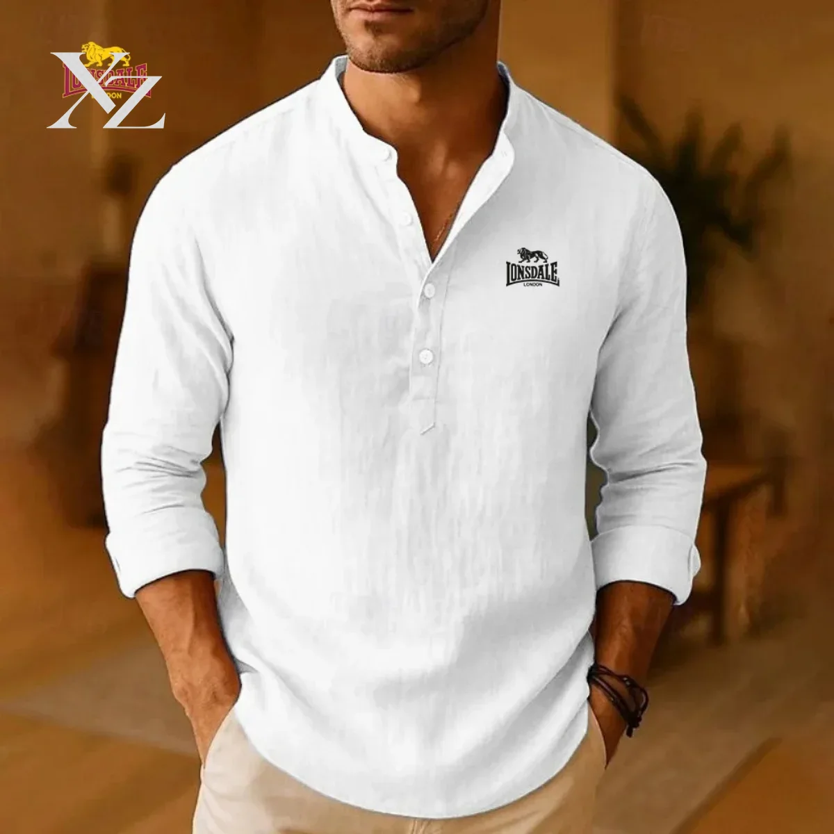 LONSDALE Erkek Yeni Sezon Raha - Mens Linen Shirt Long Sleeve incelemesi ve fiyatı