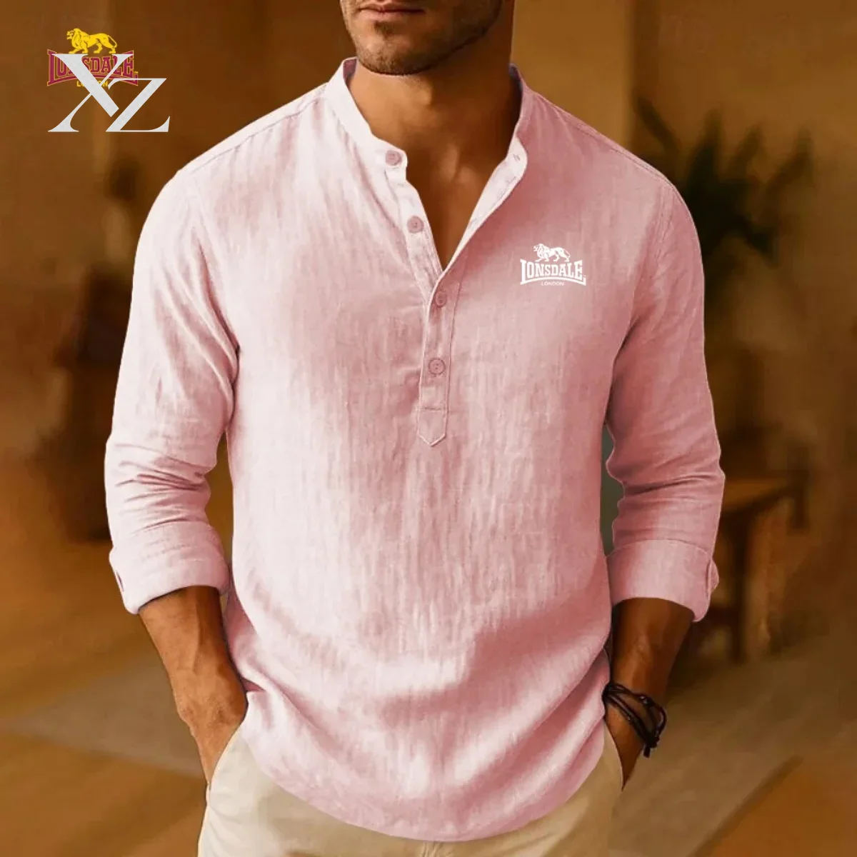 LONSDALE Erkek Yeni Sezon Raha - Mens Linen Shirt Long Sleeve incelemesi ve fiyatı
